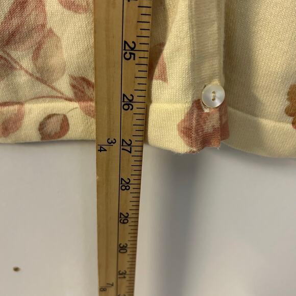 Vintage Eddie Bauer Fall All Over Print Button Up Cardigan Sweater Womans XXL - Picture 6 of 6